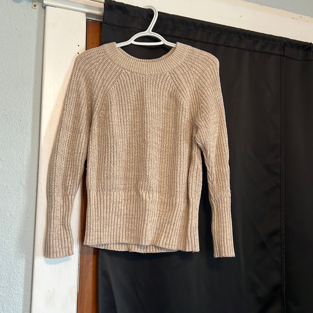 Cream sweater